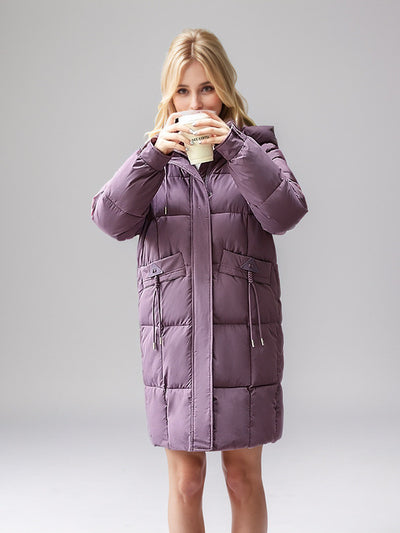 Loose Thick Warm Long Cotton-padded Jacket