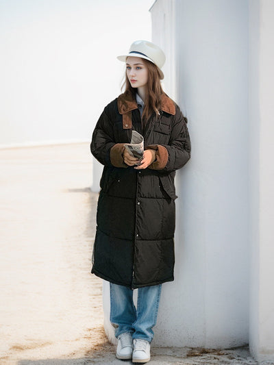 Medium and Long Loose Padded Down Coat