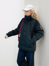 Loose Hooded Cotton-padded Jacket