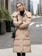 Loose Over-the-knee Long Padded Coat