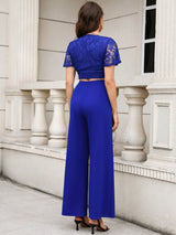 Short-sleeved T-shirt Pant Two-piece Suit