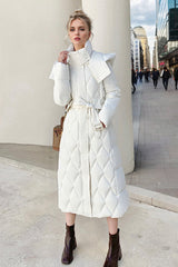 Thick and Loose Long Over-the-knee Cotton-padded Coat