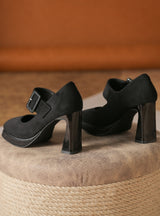 Thick-soled High Heels Shoes