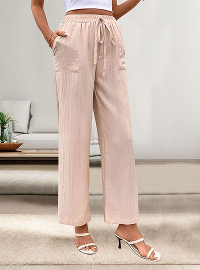 Casual Elastic Wait Pants