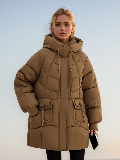 Short Warm and Cold-proof Cotton-padded Down Jacket