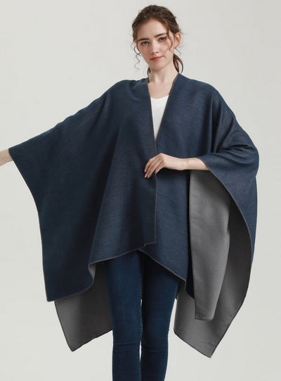 Warm Shawl Double-sided Cashmere Cloak