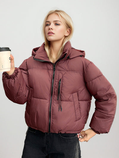 Thickened Vertical Collar Cotton-padded Down Jacket