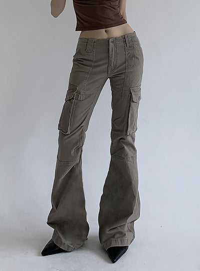 Low Waist Pocket Stitching Pant