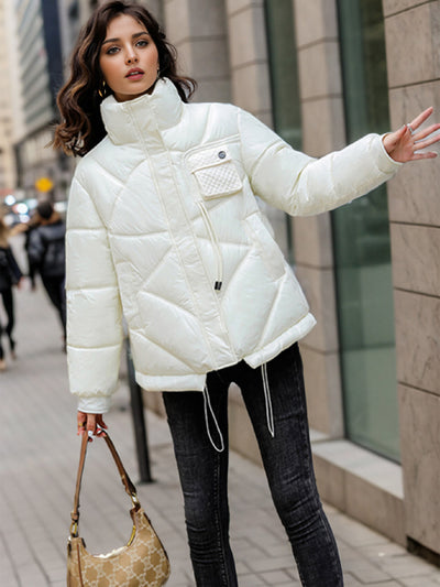 Loose Short Cotton-padded Jacket Coat