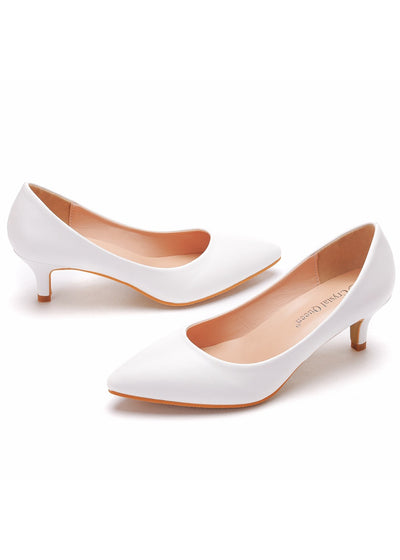 5 cm Shallow Pointed Wedding Shoes