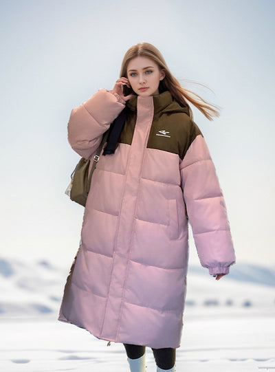 Loose and Thick Long Cotton-padded Coat