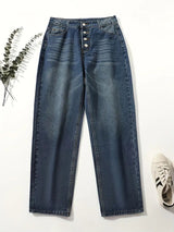 Loose Casual Straight Pants Jeans