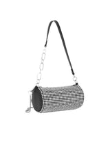 Diamond-encrusted Cylindrical Portable Pillow Bag