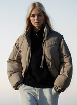 Short Thick Cotton-padded Jacket