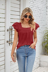 Solid Color Short-sleeved T-shirt