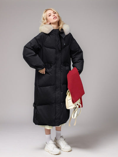 Medium and Long Thick Over-the-knee Down Coat