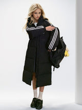 Loose Knee-length Thick Cotton-padded Jacket