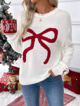 Loose Long-sleeved Round Neck Christmas Sweater