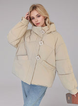 Women Loose Thick Slim Down Coat