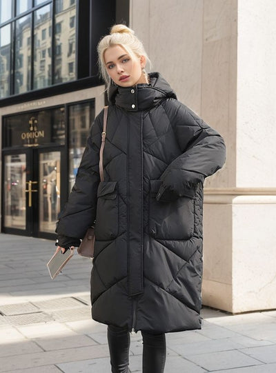 Medium and Long Loose Padded Down Coat