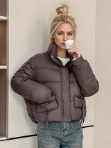 Thickened Vertical Collar Winter Cotton-padded Coat