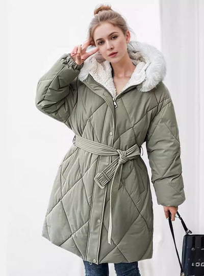 Medium to Long Cotton-padded Jacket Coat