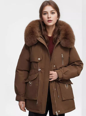 Slim Padded Cotton-padded Jacket Coat