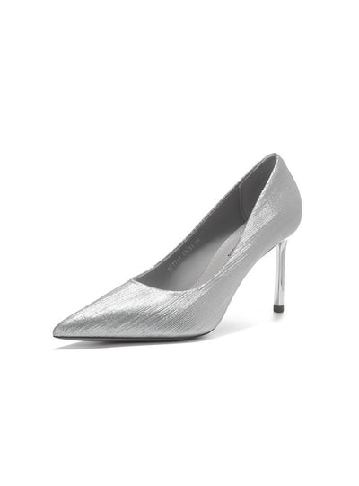 Pointed Stilettos Shiny Texture High Heels