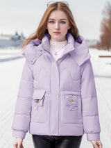 Loose Padded Pocket Cotton-padded Jacket