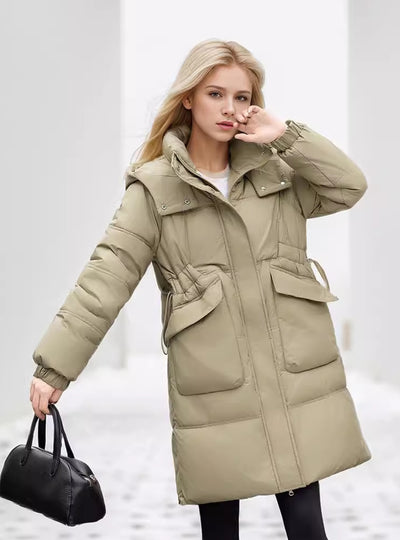 Winter Long Thick Cotton-padded Jacket