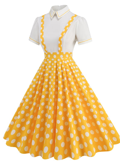 Palace College Polka-dot Retro Dress