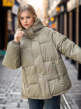 Hooded Loose Short Cotton-padded Coat