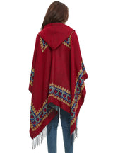 Love Red Tassel Hooded Cloak