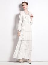 Holidays Long Sleeve Long Dress