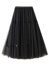 Medium to Long High Waist Feathers Skirt