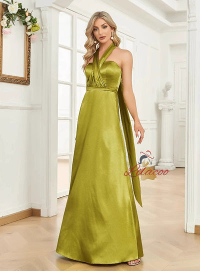 Sexy Green Sleeveless Prom Dress