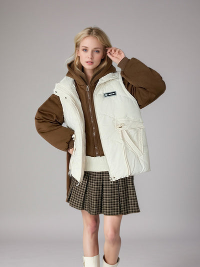 Fake Two-piece Loose Padded Cotton-padded Jacket