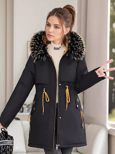 Medium-and-long Length Down Jacket Coat