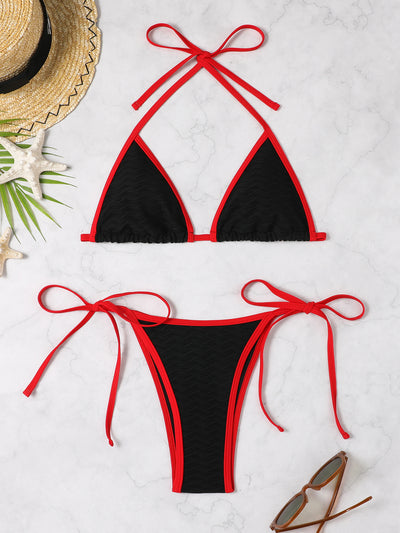 Women Triangular Split Bikini