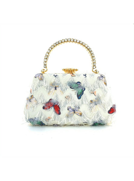 Dancing Butterfly Tassel Handbag Dinner Bag