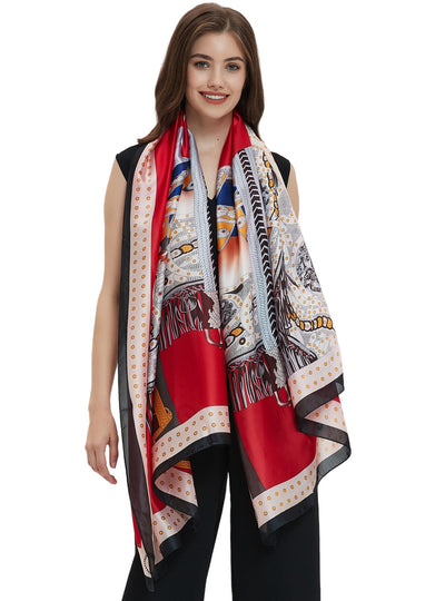 Chiffon National Wind Sun Shawl Scarf