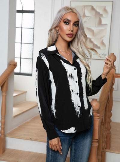 Printed Shirts Women's Long-sleeved Shirts