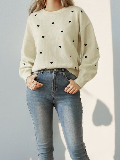 Round Neck Long Sleeve Sweater