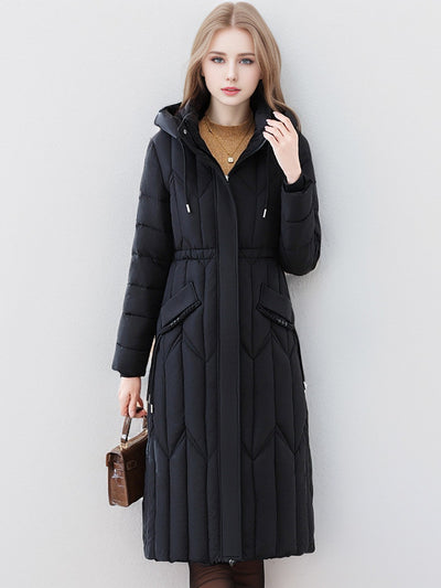 Slim Thick and Loose Long Cotton-padded Jacket