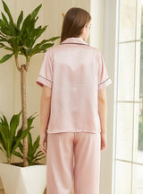 Short-sleeved Pajamas Three-piece Set