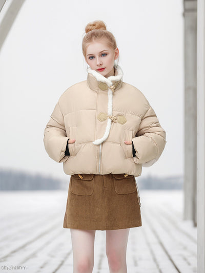 Splicing Cotton-padded Padded Cotton-padded Jacket