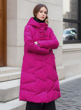 Retro Long Thick Loose Cotton-padded Jacket