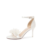 Beaded Pearl Banquet High Heels Sandals