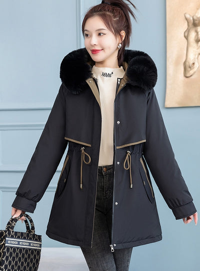 Long Cotton-padded Jacket Padded Winter Coat