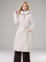 Long Hooded Loose Padded Cotton-padded Jacket Coat